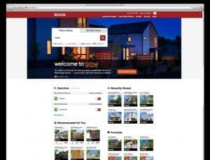 Redfin homepage takeover on behalf of the Grow Community on Bainbridge Island