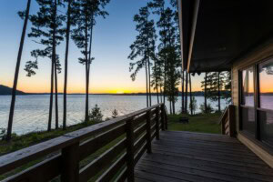 pier on a house at guntersville lake alabama