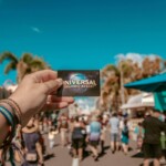 Person holding universal studio ticket, one of the many unique things to do in Orlando.