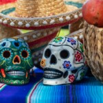 Day of the dead skulls